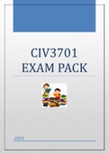 CIV3701 EXAM PACK - 2022