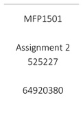 MFP1501 assignment 02 (marked)