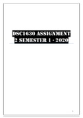 DSC1630 ASSIGNMENT 2 SEMESTER 1 - 2021