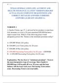 TEXAS GENERAL LINES LIFE&comma; ACCIDENT AND  HEALTH INSURANCE 2 LATEST VERSIONS 2024-2025  ACTUAL EXAM COMPLETE 500 QUESTIONS AND  CORRECT DETAILED ANSWERS &lpar;VERIFIED  ANSWERS&rpar; &vert;ALREADY GRADED A&plus;