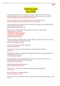 Critical Care Exit Hesi 2021 With All Correct Questions And Answers &lpar;100&percnt; guaranteed&rpar;