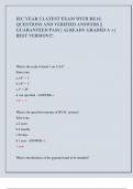 IEC YEAR 2 LATEST EXAM WITH REAL  QUESTIONS AND VERIFIED ANSWERS &vert;&vert;  GUARANTEED PASS &vert; ALREADY GRADED A &plus; &vert;  BEST VERSION&excl;&excl;&excl;