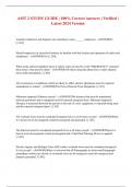 AMT 2 STUDY GUIDE &vert; 100&percnt; Correct Answers &vert; Verified &vert; Latest 2024 Version
