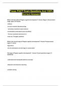 Texas PACT Exam Questions And 100&percnt; Correct Answers