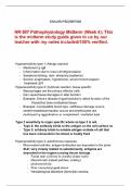 NR-507 Pathophysiology Midterm &lpar;Week 4&rpar;&semi; This is the midterm study guide given to us by our teacher with my notes included&sol;100&percnt; verified&period;