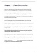 Chapter 1 - 5 Payroll Accounting exam 2024&sol;2025 with 100&percnt; correct answers
