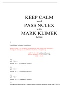 NCLEX  with MARK KLIMEK Review