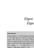 Eigen Values and Eigen Vectors Mathematics complete and detailed notes with solved exercises 