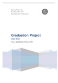architecture design program 5 phases (business incubator project)