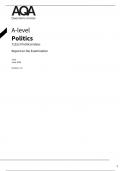 AQA A-level Politics 7152&sol;3 Political ideas Report on the Examination 7152 June 2024 Version&colon; 1&period;0