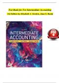 Test Bank for For Intermediate Accounting 3rd Edition by Elizabeth A&period; Gordon&comma; Jana S&period; Raedy&comma; Alexander J&period; Sannella