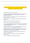  Nursing 6440 Study Guide Questions And Answers Latest Top Score&period;