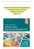 TEST BANK For Little and Falace's Dental Management of the Medically Compromised Patient&comma; 10th Edition by Craig Miller&comma; Verified Chapters 1 - 30&comma; Complete Newest Version