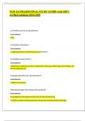 NUR 114 PHARM FINAL STUDY GUIDE-with 100&percnt; verified solutions-2024&sol;2025