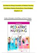 TEST BANK For Wong&rsquo;s Essentials of Pediatric Nursing&comma; 11th Edition by Marilyn Hockenberry&comma; Cheryl Rodgers&comma; Verified Chapters 1 - 31&comma; Complete Newest Version