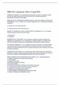 MRL3701 Assignment 2 Exam Expected Questions and Answers &lpar;Verified by Expert&rpar;
