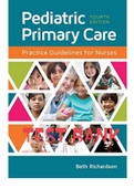TEST BANK FOR Pediatric Primary Care 4th Edition Richardson