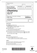 CHEMISTRY1  A LEVEL past paper