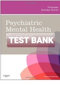 TEST BANK PSYCHIATRIC MENTAL HEALTH NURSING 5TH EDITION FORTINASH