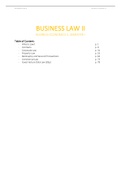 Summary Business Law 2
