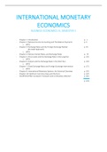 Summary International Monetary Economics