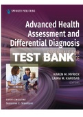 TEST BANK Advanced Health Assessment and Differential Diagnosis Essentials for Clinical Practice 1st Edition Myrick  