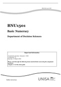 BNU1501 Assignment 1 Semester 1 2022 