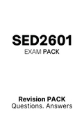 SED2601 - MCQ Test Bank &lpar;2022&rpar; 