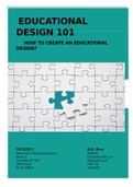 HOW TO CREATE AN EDUCATIONAL DESIGN?