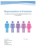 Representation in feminism: An exploration of Feminism in the Netherlands and Honneth’s theory of moral progress
