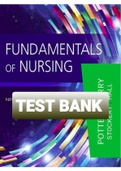TEST BANK FOR FUNDAMENTALS OF NURSING 9TH EDITION POTTER