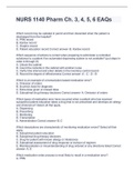 NURS 1140 Pharm Ch. 3, 4, 5, 6  Questions and Answers with complete solution