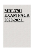 MRL3701 EXAM PACK 2020-2021. 