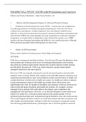 NSG 6006 FULL STUDY GUIDE &vert;with 80 Questions and Answers