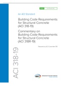 ACI CODE-318-19: Building Code Requirements for Structural Concrete and Commentary