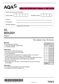 AQA AS BIOLOGY Paper 1 QP 2021