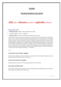 ECS2602 - MACROECONOMICS (NOTES)