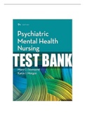 NSG 388 Test Bank - Psychiatric Mental Health Nursing By Mary Townsend 9th Edition Chapter 1&lowbar;38
