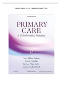 Primary Care A Collaborative Practice 5th Edition Buttaro Test Bank.