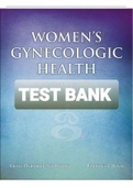 TEST BANK WOMEN'S GYNECOLOGIC HEALTH 2ND EDITION