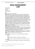 Case SKIN ASSESSMENT LAB Gender&colon; Male S&colon; CC&colon; &OpenCurlyDoubleQuote;I have a rash on my back&rdquo; HPI&colon; Patient is a 28-year-old male c&sol;o of a red rash on his back&period; Pt states this rash has &OpenCurlyDoubleQuote;been there for weeks&rdquo; but has noticed that the rash is more visible after a hot shower&period; Pt d