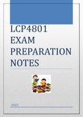 LCP4801 STUDY NOTES FOR 2022