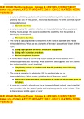 ATI MEDSURG PRACTICE QUIZ & ANS &ndash; 100&percnt; CORRECT CAPSTONE EXAM LATEST GUIDE 2021&sol;2022  RATED A&plus;