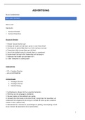 Samenvatting Advertising