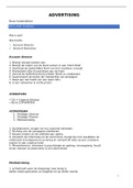 Samenvatting Advertising Communicatiemanagement docx