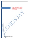 Roach's Introductory Clinical Pharmacology 11th edition TEST BANK 