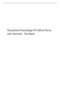 Educational Psychology 6Th Edition By by John Santrock - Test Bank..pdf