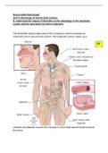 unit 8 learning aim B: the physiology of the lymphatic system 