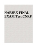PHARMACEUT CNPR | NAPSRX FINAL EXAM Test CNRP