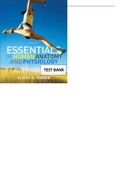 TEST BANK for Essentials of Human Anatomy and Physiology 10th Edition